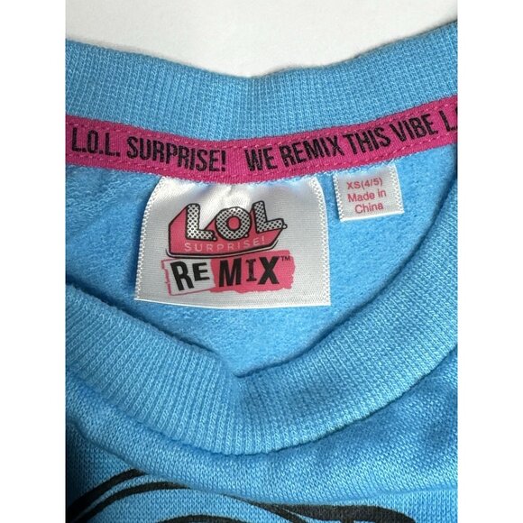 Lot Of 3 Little Girls Tops 2 Tees And 1 Sweatshirt Size XS 4/5 New With Tags - Picture 14 of 15